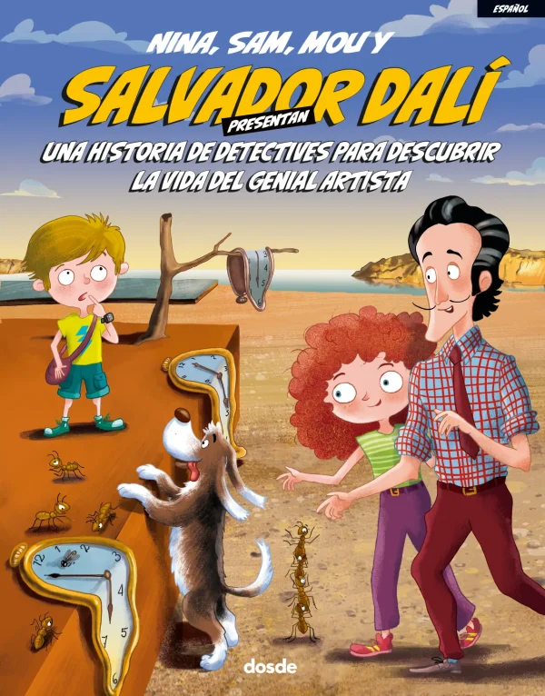 Nina, Sam, Mou y Salvador Dalí